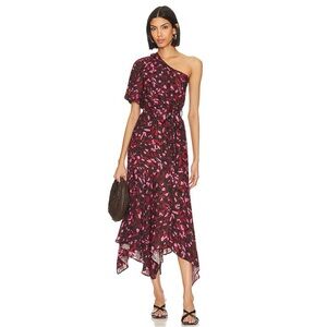 Karina Grimaldi Santina Print Midi Dress